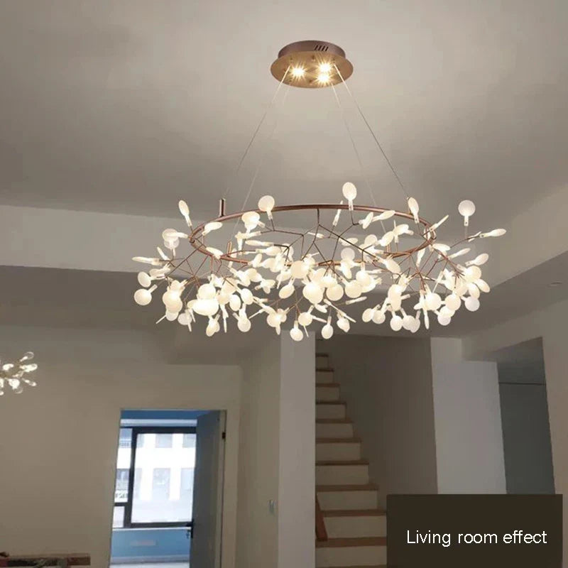 Afralia™ Modern Dandelion Chandelier Stylish Tree Branch Acrylic Light for Home Decor