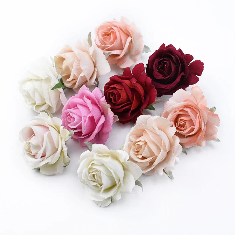 Afralia™ Silk Roses Decorative Flowers for Wedding, Home, Garden, and Christmas Decor - Wholesale