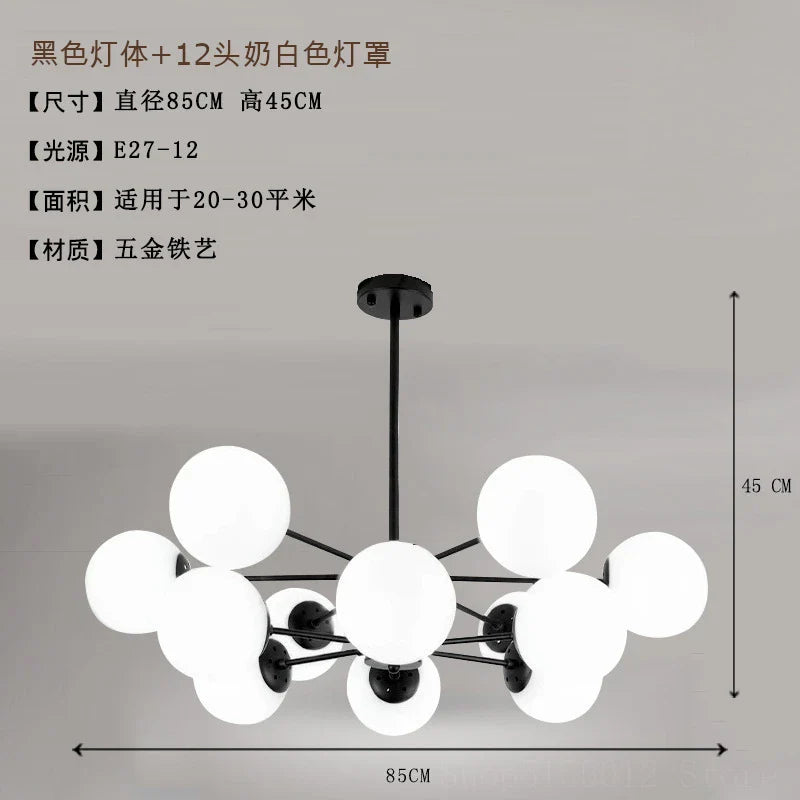 Afralia™ Modern Vintage Suspension Chandelier for Living Room Stair Lamp Industrial Lighting Fixtures