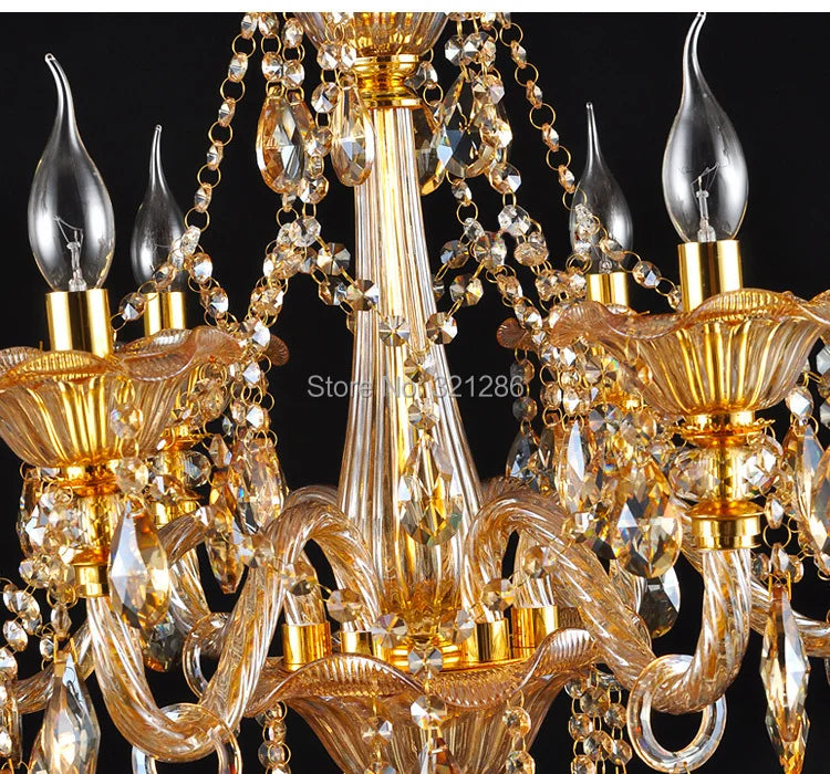 Afralia™ Crystal Chandelier: Luxury Modern Home Lighting Decoration Living Room Indoor Light