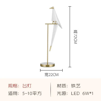 Afralia™ Gold Cage Origami Bird Chandelier - Modern Light Fixture for Home Decor