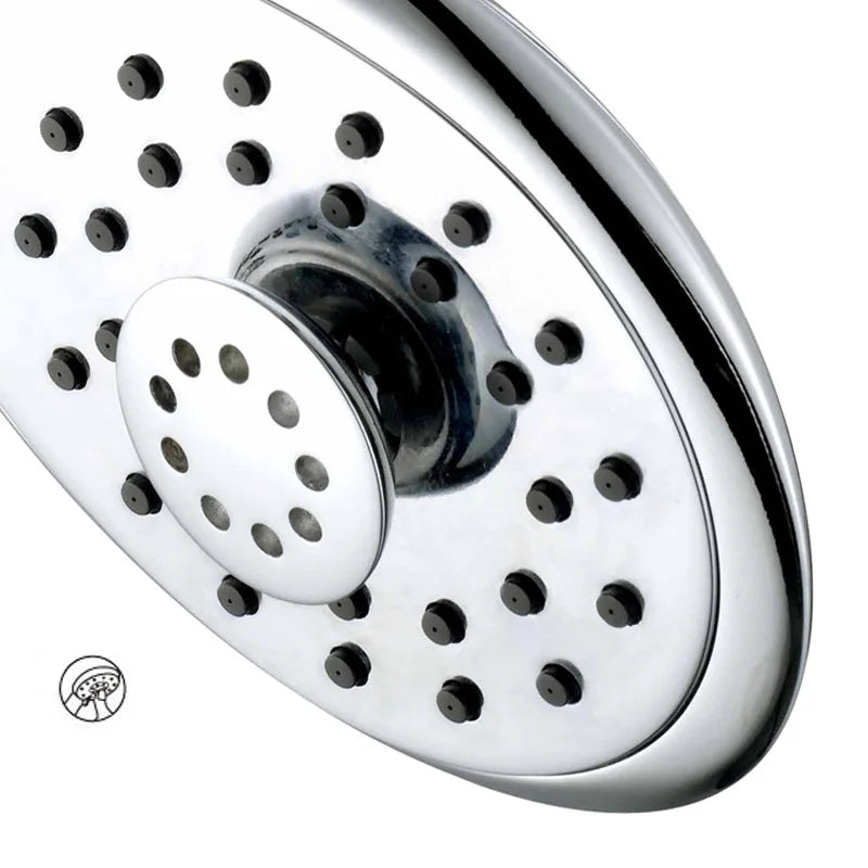 Afralia™ Petal Shape 3 Functions Top Shower Head for SPA Experience in Bathroom