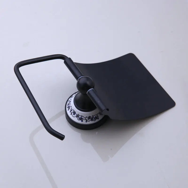 Afralia™ Swivel Wall Mount Toilet Paper Holder in Oil Rubbed Black Bronze