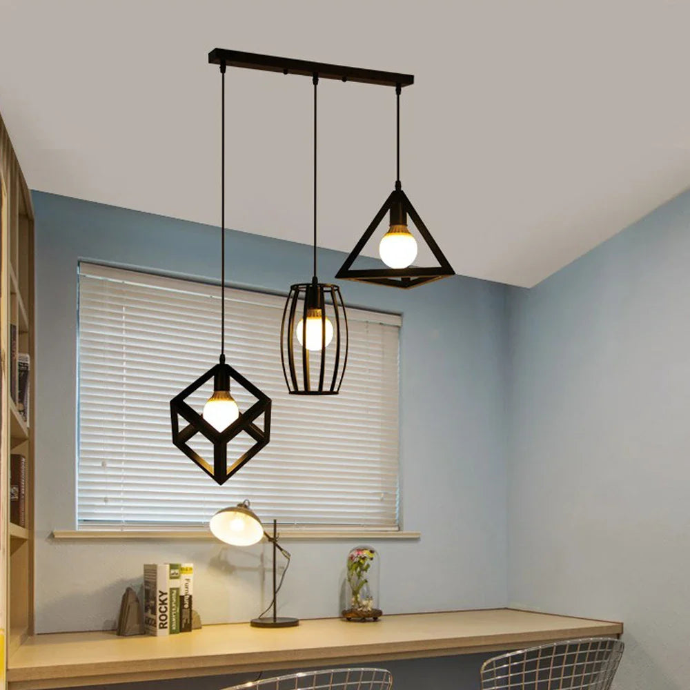 Afralia™ Rectangular Ceiling Lamp Base Chandelier Light Fittings Kit