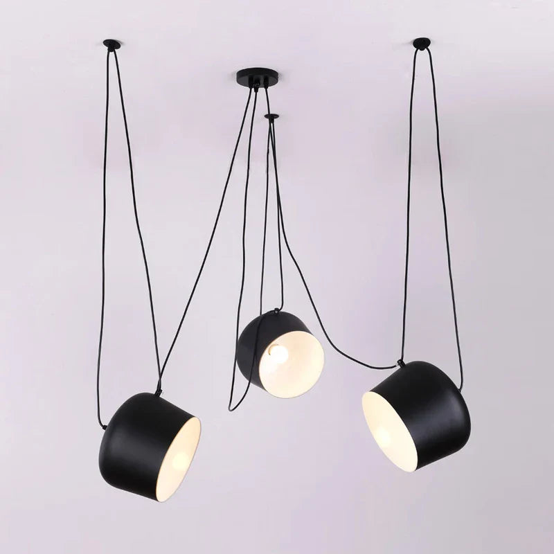 Afralia™ Spider Industrial Pendant Lights for Modern Decor, E27 LED Fixtures for Kitchen & Dining