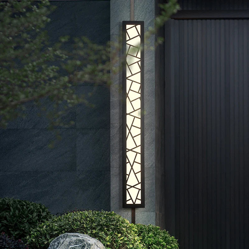 Afralia™ Modern Outdoor LED Wall Light for Courtyard and Garden