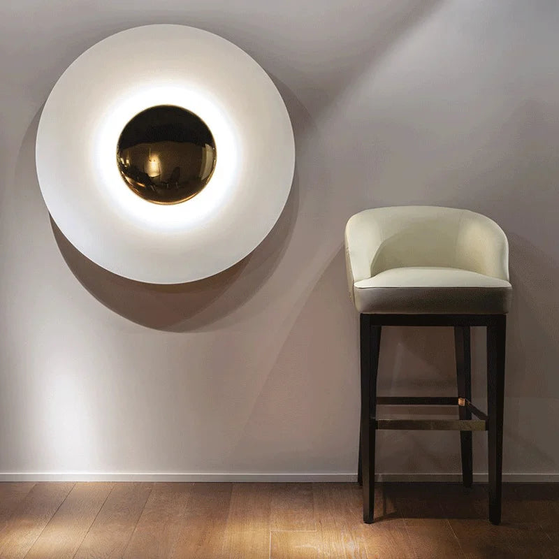 Afralia™ LED UFO Wall Sconces Bedside Lamp for Modern Minimalist Bedroom Decor