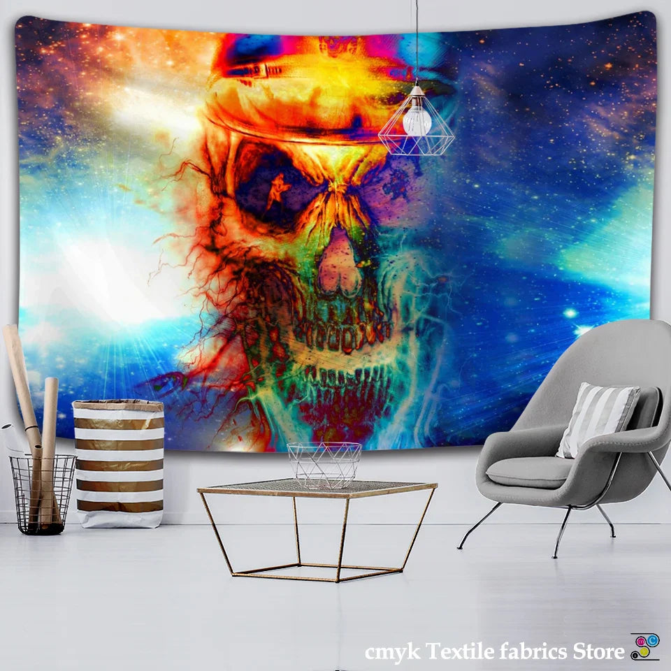 Afralia™ Mandela Psychedelic Wall Tapestry - Hippie Home Decor & Yoga Throw
