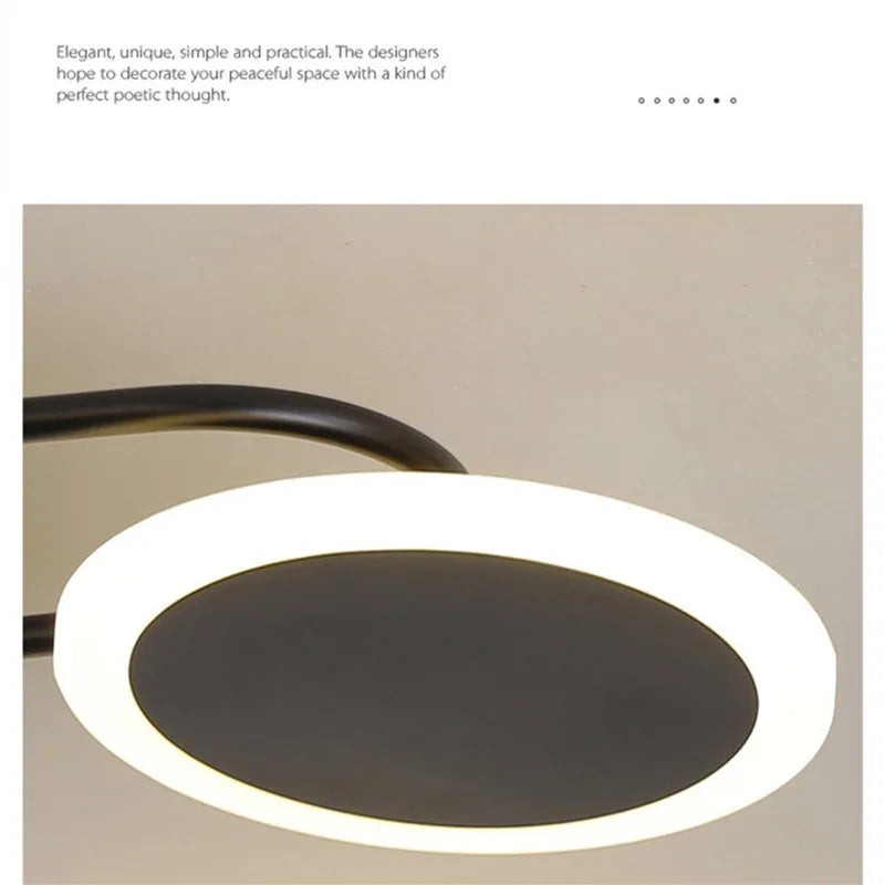 Afralia™ LED Dimmable Ceiling Chandeliers: Modern Style for Living, Dining, Bedroom, Kitchen Décor