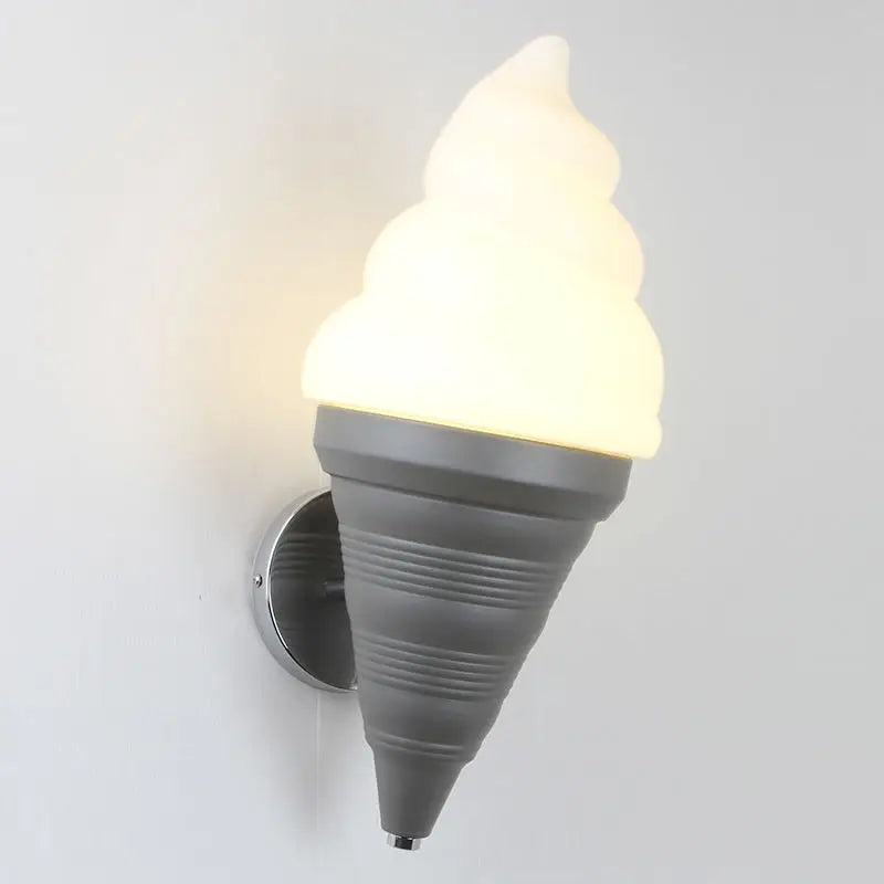 Afralia™ LED Ice Cream Wall Lamp for Modern Kitchen Children’s Bedroom Lighting