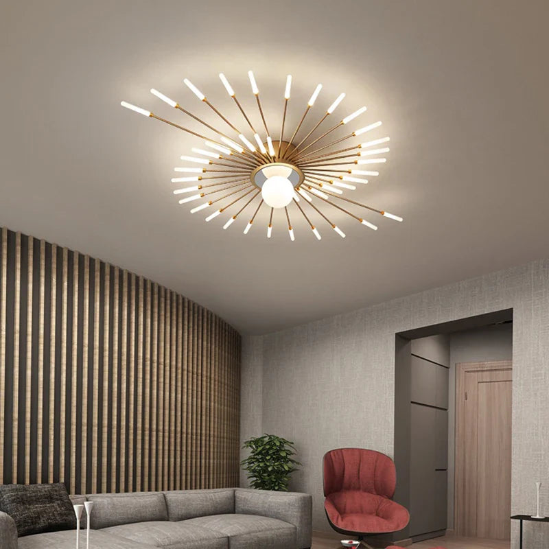 Afralia™ Modern Chandelier Lights for Home Decor and Lighting in Foyer, Study, Bedroom, Kitchen & Living Room