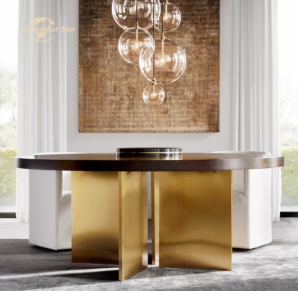 Afralia™ Glass Globe Pendant Light Chandelier for Dining Room, Bedroom, Entryway