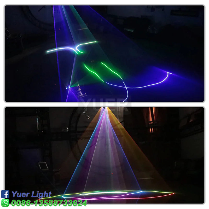 Afralia™ RGB Pattern Scanning Beam Laser Light for DJ Disco Bar Party