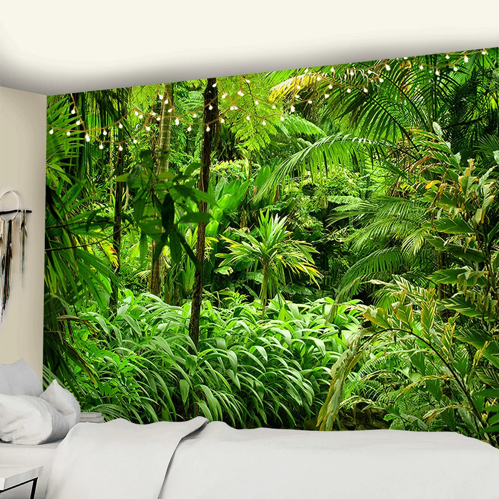 Afralia™ Natural Forest Mandala Wall Tapestry - Bohemian Wall Art Decor