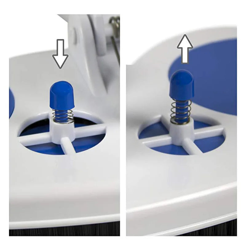 Afralia™ Curved Pool Vacuum Head Wall Floor Bristle Cleaner - Hard Cleaning Broom