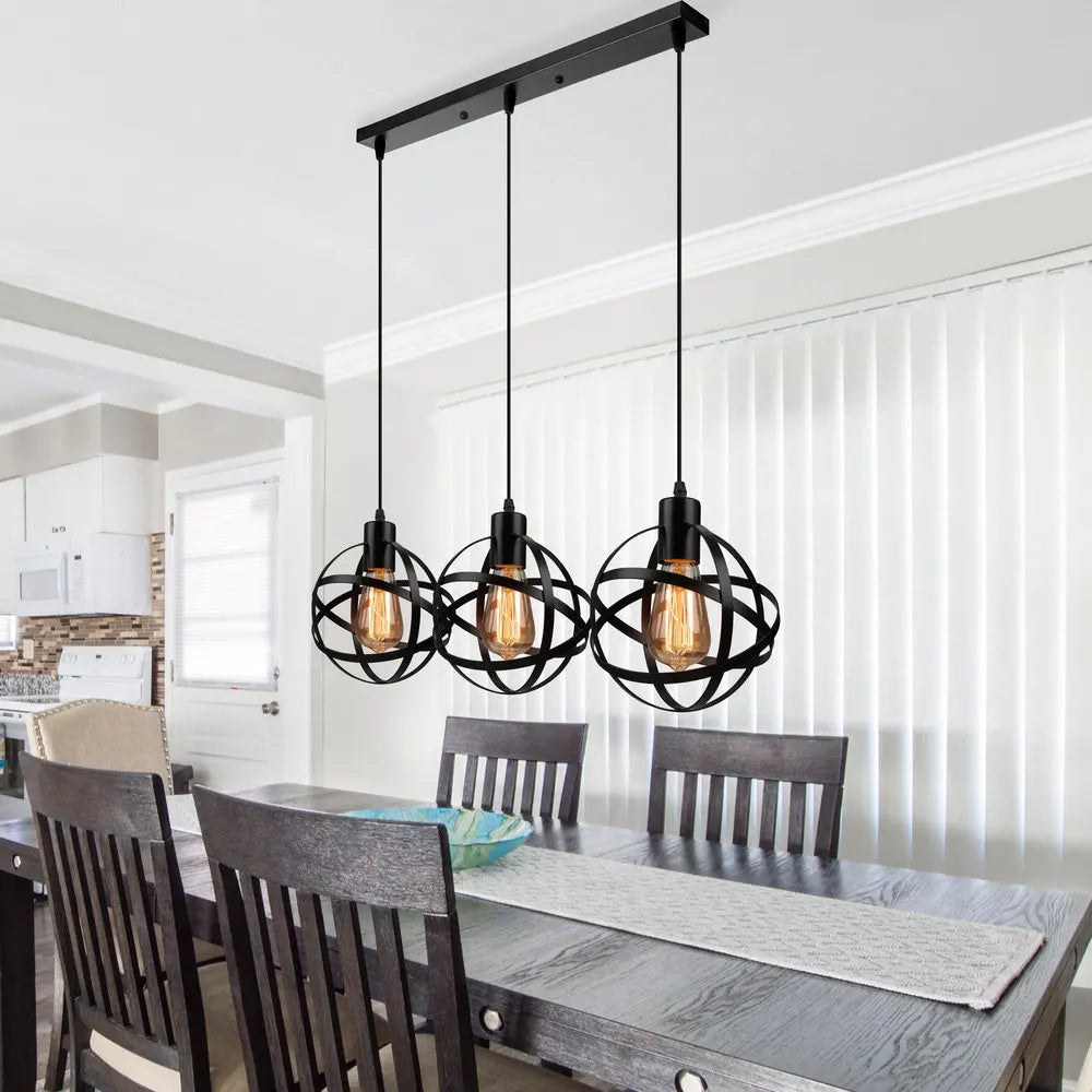 Afralia™ Industrial Pendant Lights - Modern Kitchen Island Lamp, Cafe Hanging Light