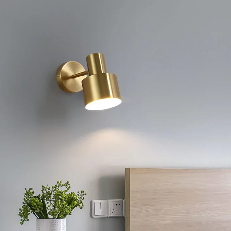 Afralia™ Modern Nordic LED Wall Lamp for Indoor Bedroom Living Room Lighting