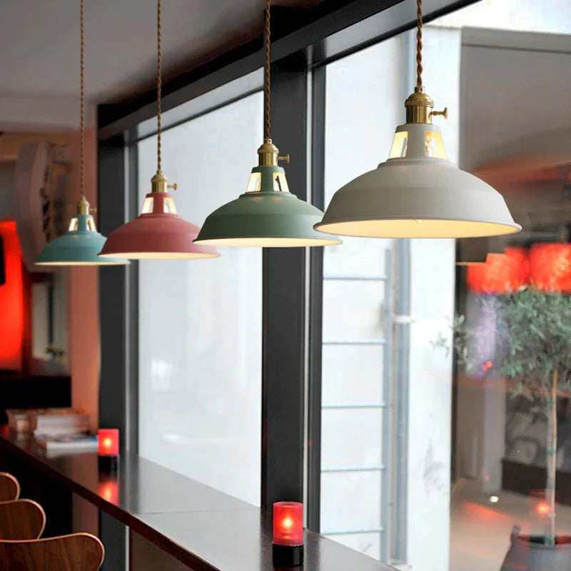 Afralia™ Retro Industrial LED Pendant Chandelier for Kitchen Restaurant Home Decor