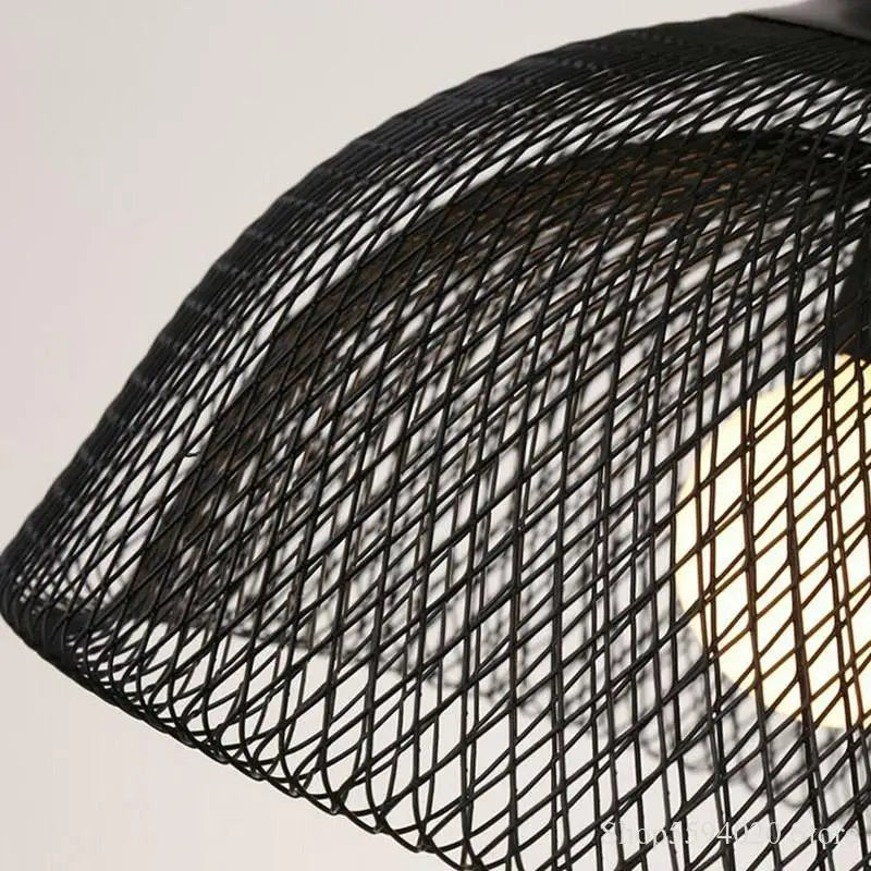 Afralia™ Industrial Birdcage Chandelier: Retro Iron Net Hanging Lamp for Creative Home Lighting