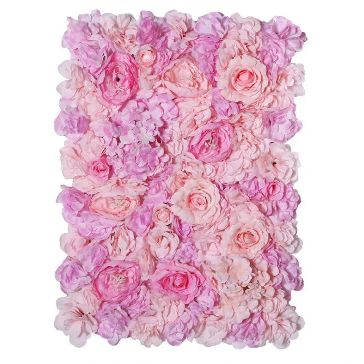 Afralia™ Silk Rose Flower Wall Wedding Christmas Decoration Silk Hydrangea Backdrop