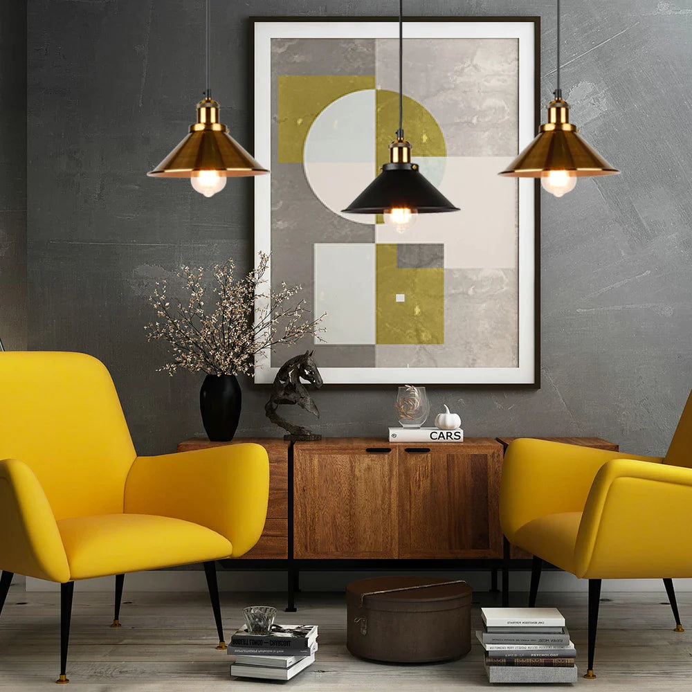 Afralia™ Retro Wall Lamp Pendant Light with E27 Edison Bulb for Home, Restaurant & Cafe