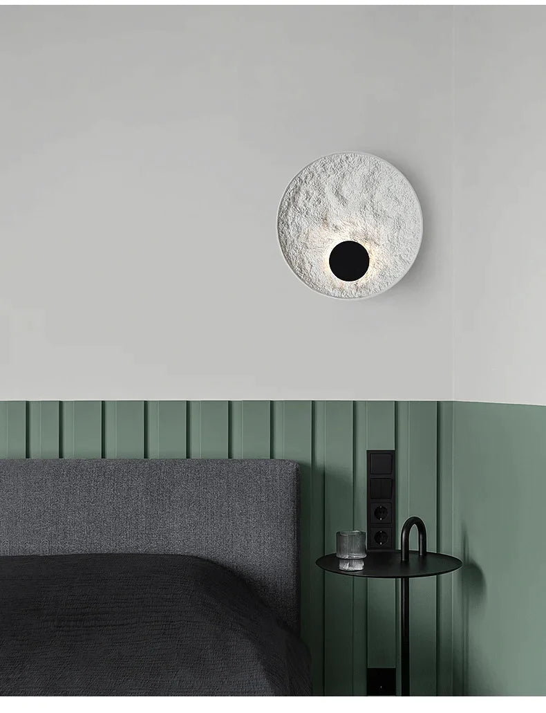 Afralia™ Circle Wall Lamps: Nordic Loft Style Resin Art Sconces for Indoor Lighting