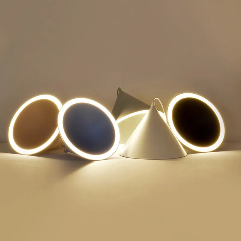 Afralia™ Annular Cone Pendant Lamp: Minimalist Nordic Design for Living Room, Restaurant, Bar