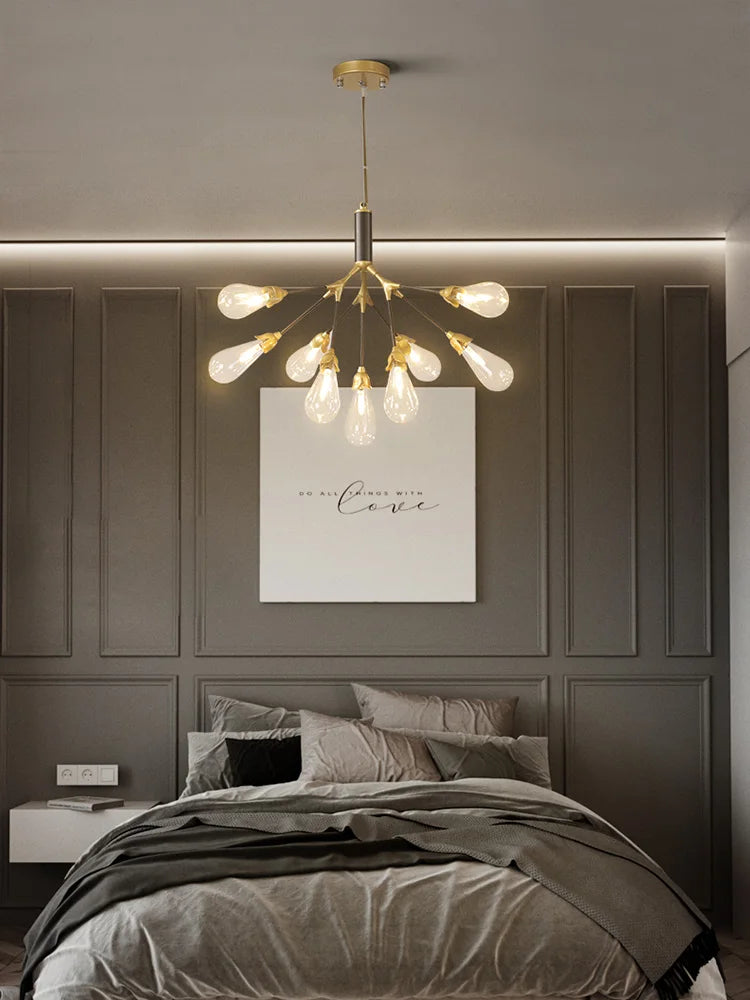 Afralia™ Elegant Firefly Chandelier - Luxury Nordic Bedroom & Restaurant Lighting