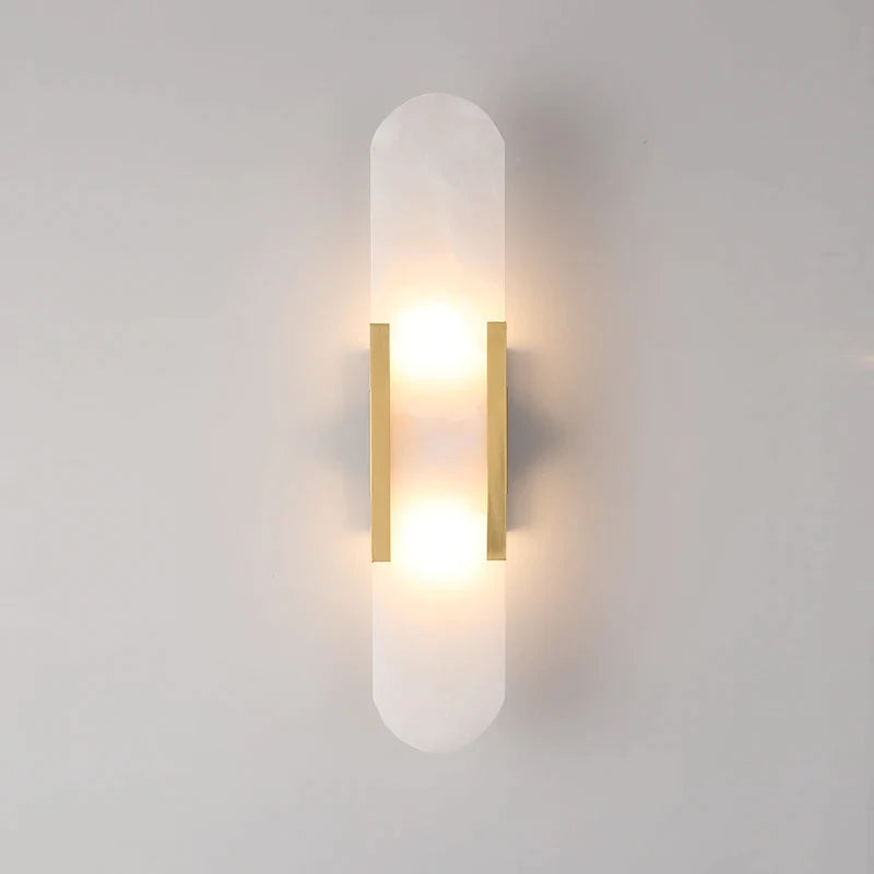 Afralia™ Marble Wall Light for Living Room Bedroom Study - Designer Elegant Lighting