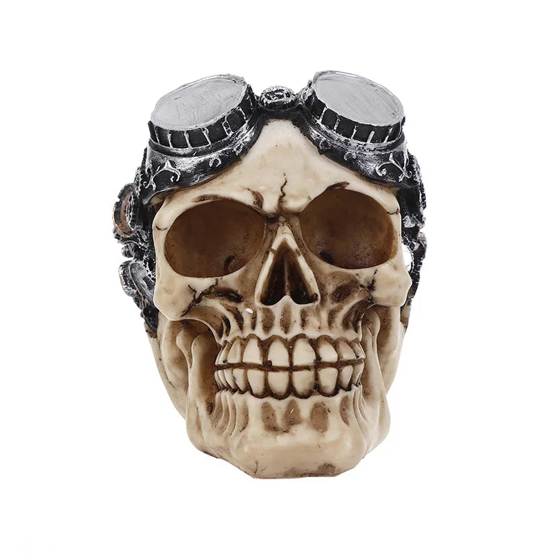 Afralia™ Skulls Home Decor Art Painting Halloween Props Fashion Bar Ornaments