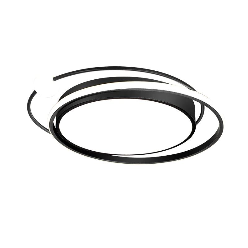 Afralia™ Square Ceiling Light for Bedroom Warm Creative Geometric Study Balcony