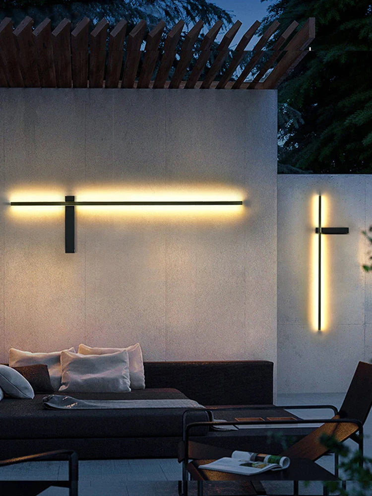 Afralia™ LED Outdoor Wall Light Modern Waterproof for Villa Garden Patio