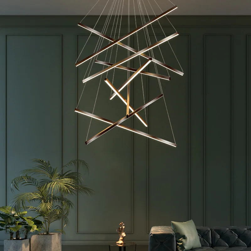 Afralia™ LED Nordic Chandelier: Modern Pendant Light for Living, Dining, and Bedroom