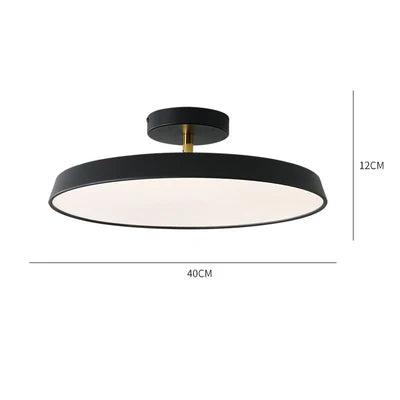 Afralia™ Nordica Dimmable LED Ceiling Light, Modern Round Aluminum Designer Lamp