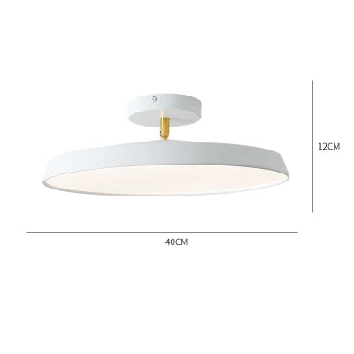 Afralia™ Nordica Dimmable LED Ceiling Light, Modern Round Aluminum Designer Lamp