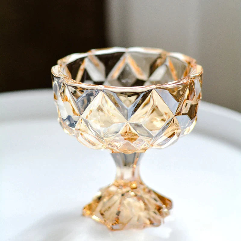 Afralia™ Goblet Ice Cream Cup Salad Wine Glass Tea Juice Milk Water Cup