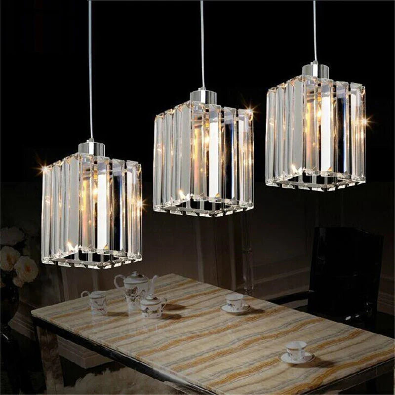 Afralia™ Modern K9 Crystal Ceiling Chandelier | Creative Staircase & Dining Room Pendant Light