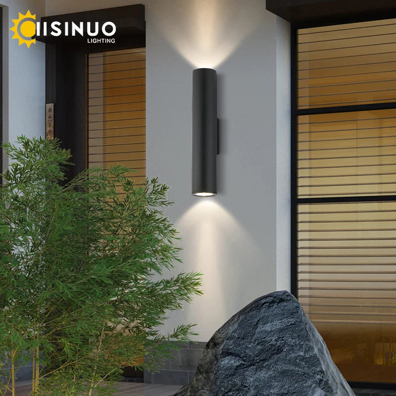 Afralia™ Outdoor LED Wall Lamp IP67 Aluminum Garden Porch Sconce Light