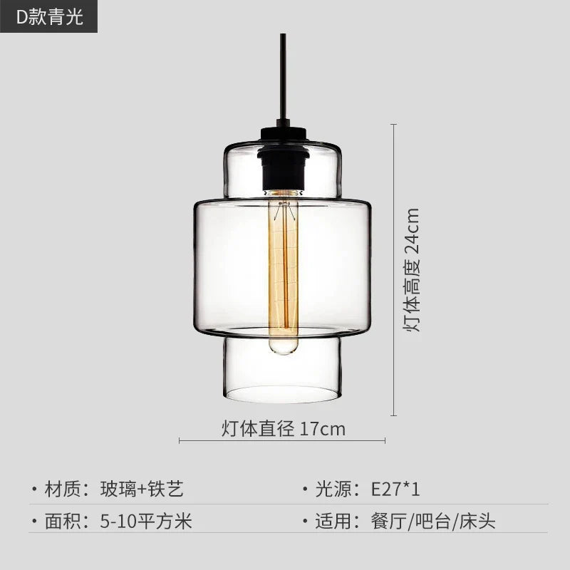 Afralia™ Geometric Glass Pendant Light Collection: Modern Crystalline Pendant Series