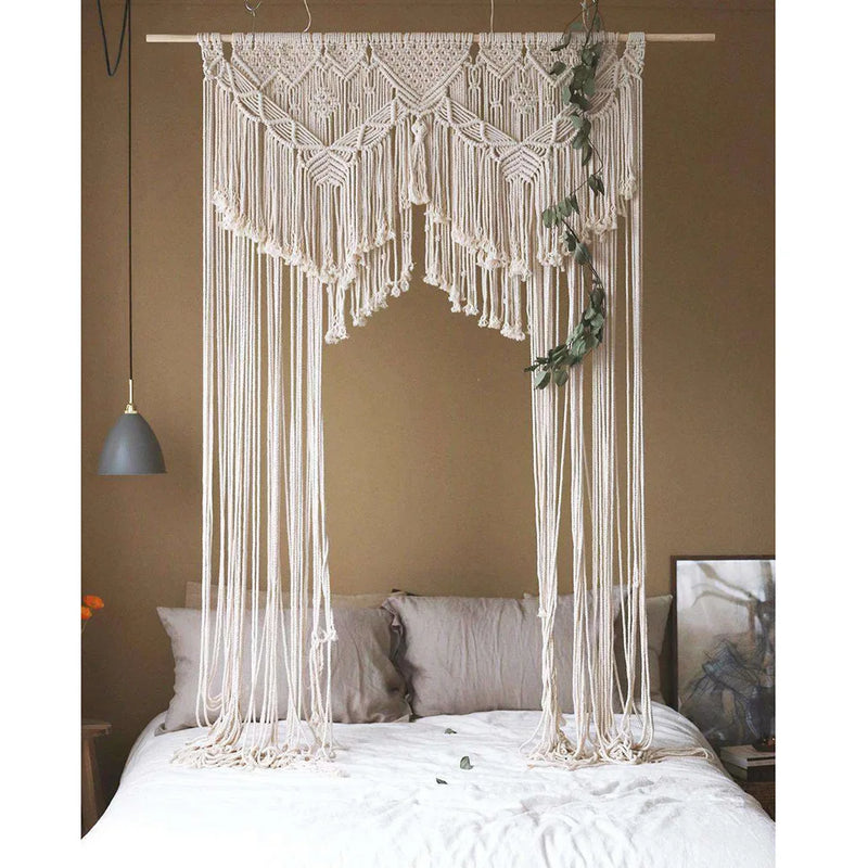 Bohemia Wedding Tapestry by Afralia™: Handwoven Macrame Wall Hanging & Background Decoration