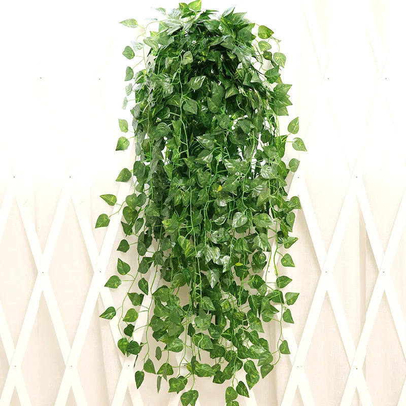 Afralia™ Ivy Bar: Wholesale Green Flower Hanging Basket for Home Decor