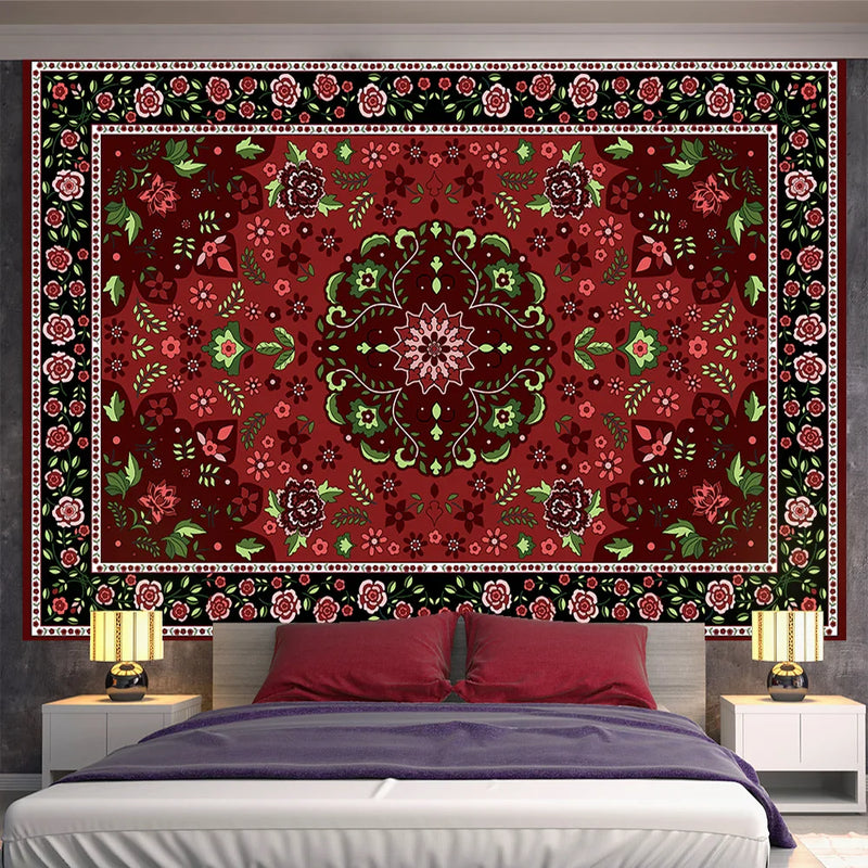 Afralia™ Indian Mandala Tapestry Bohemian Witchcraft Hippie Bedroom Decor