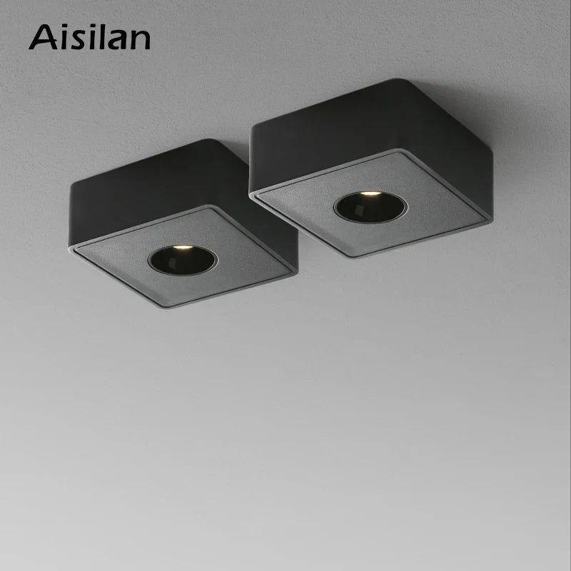 Afralia™ LED Surface Mount Ceiling Downlight Ultra-thin Anti-glare Spot Light for Indoor Area