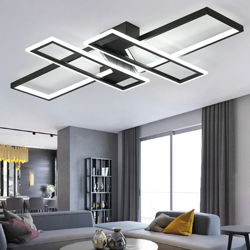 Afralia™ LED Ceiling Chandelier Modern Home Decor Lighting Fixture