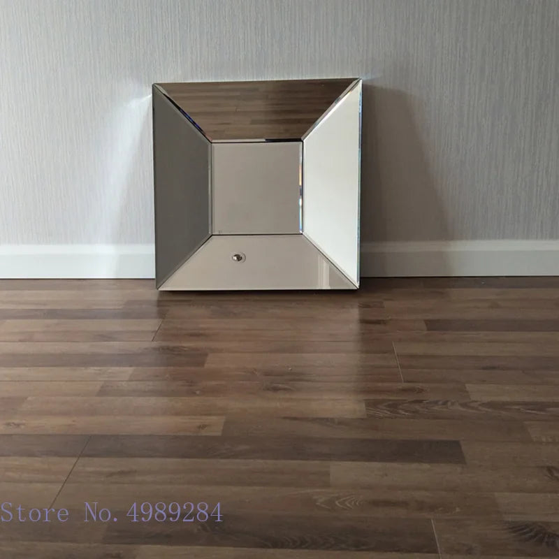 Afralia™ Square Wall Mirror Set for Living Room Decor and Home Accessories