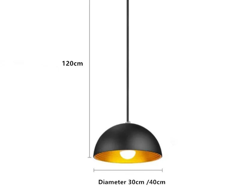 Afralia™ Vintage Pendant Lamp: Industrial Retro Hanging Light for Home Dining Kitchen