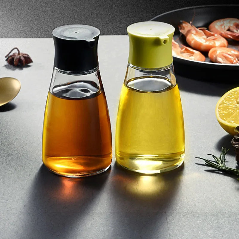 Afralia™ 170ML Seasoning Bottle with Leak-Proof Design for Oil, Soy Sauce & Vinegar