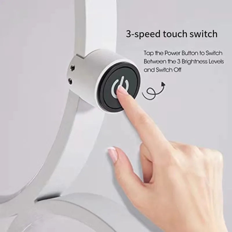 Afralia™ Modern LED Floor Lamp Touch Switch Art Interior Decor for Living Room Office