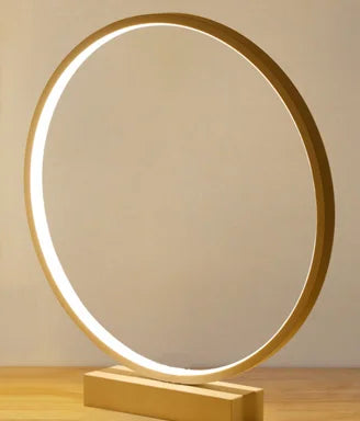 Afralia™ LED Ring Table Lamp: Modern Nordic Bedroom Lighting Fixture