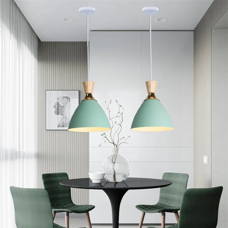 Afralia™ LED Chandelier: Nordic E27 Pendant Light for Home Decor, Restaurant, Bar, Bedroom